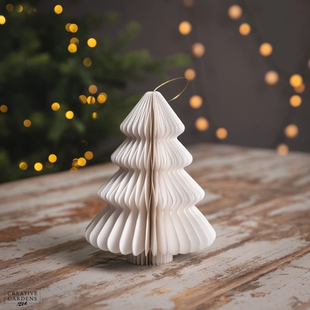 White Tree Paper Champagne Painted Edge 20cm - image 1