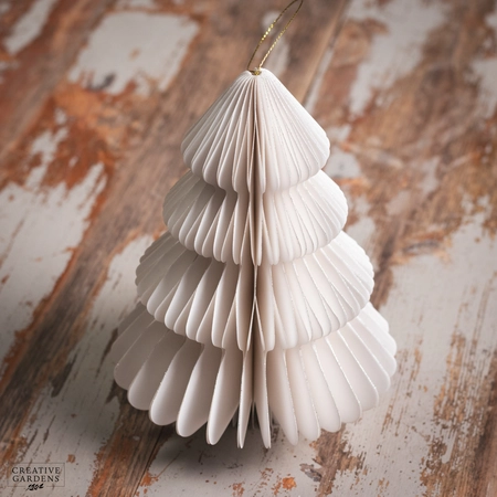 White Tree Paper Champagne Painted Edge 20cm - image 2