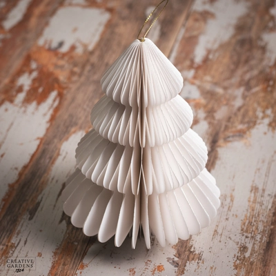 White Tree Paper Champagne Painted Edge 20cm - image 2