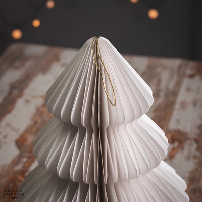 White Tree Paper Champagne Painted Edge 40cm - image 2