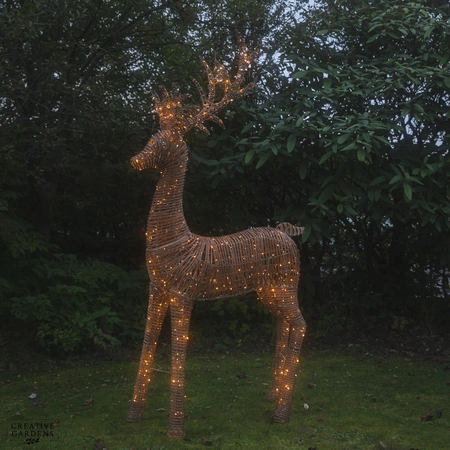 Wicker Reindeer 2.7m