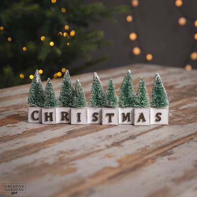 Wood Christmas Tree Tabletop