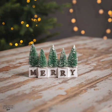 Wood Merry Tree Tabletop 16Cm - image 1