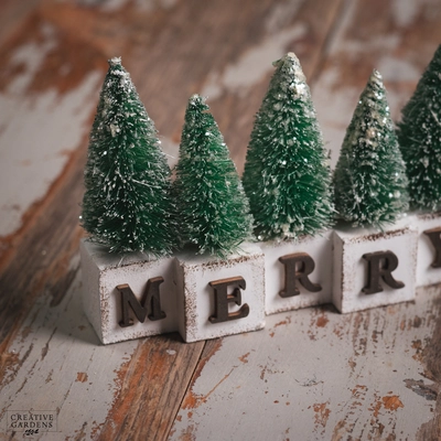 Wood Merry Tree Tabletop 16Cm - image 2