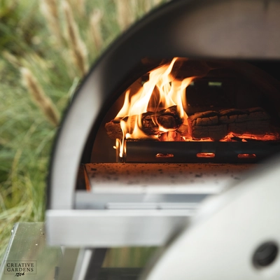 Woody Pizza Oven Bundle with Pizza Peel, Cover and Modular Table