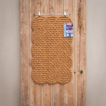 Woven Coir Mat - 75cm x 45cm - image 1