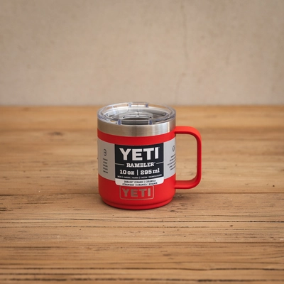 YETI Rambler 10 Oz Ceramic Lined Mug - Rescue Red - image 1