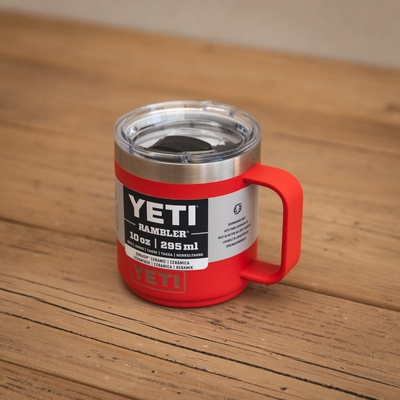 YETI Rambler 10 Oz Ceramic Lined Mug - Rescue Red - image 2