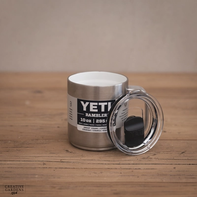 YETI Rambler 10 Oz Ceramic Lined Mug - Stainless Steel