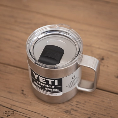 YETI Rambler 10 Oz Ceramic Lined Mug - Stainless Steel