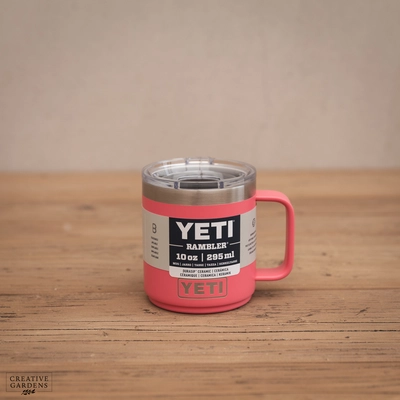 YETI Rambler 10 Oz Ceramic Lined Mug - Tropical Pink