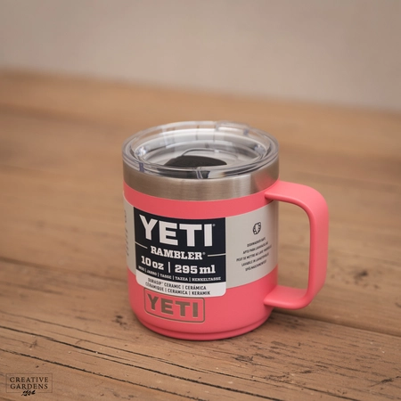 YETI Rambler 10 Oz Ceramic Lined Mug - Tropical Pink