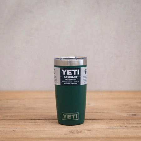 YETI Rambler 10 Oz Tumbler - Black Forest Green - image 1