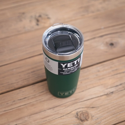 YETI Rambler 10 Oz Tumbler - Black Forest Green - image 3