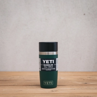 YETI Rambler 12oz Travel Bottle - Black Forest Green