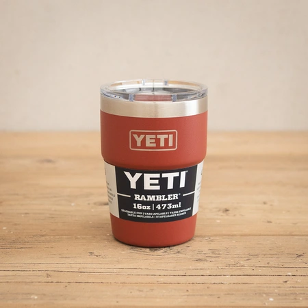 YETI Rambler 16 Oz Stackable Cup - Stag Red