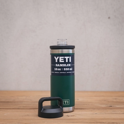 YETI Rambler 18 Oz Bottle - Black Forest Green - image 5