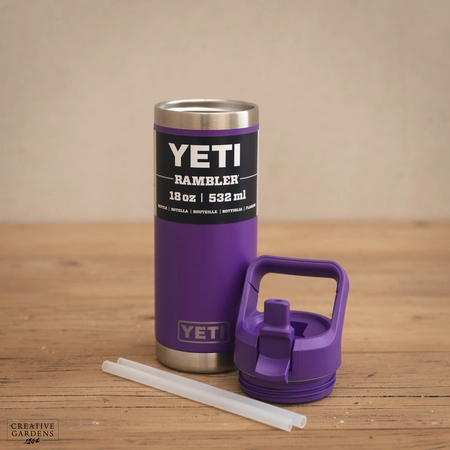 YETI Rambler 18 Oz Colour Straw Bottle - Pace Purple - image 3
