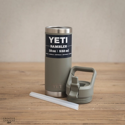 YETI Rambler 18 Oz Colour Straw Bottle - Pampa Green - image 3