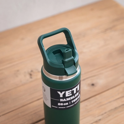 YETI Rambler 18 Oz Straw Bottle - Black Forest Green - image 4