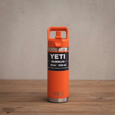 YETI Rambler 18 Oz Straw Bottle - Papaya - image 2