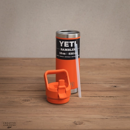 YETI Rambler 18 Oz Straw Bottle - Papaya - image 4