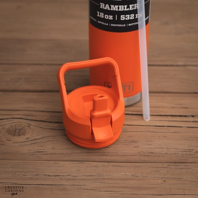 YETI Rambler 18 Oz Straw Bottle - Papaya - image 5