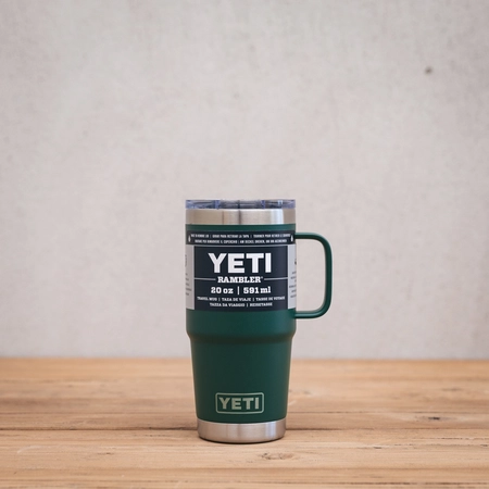 YETI Rambler 20 Oz Travel Mug - Black Forest Green - image 1