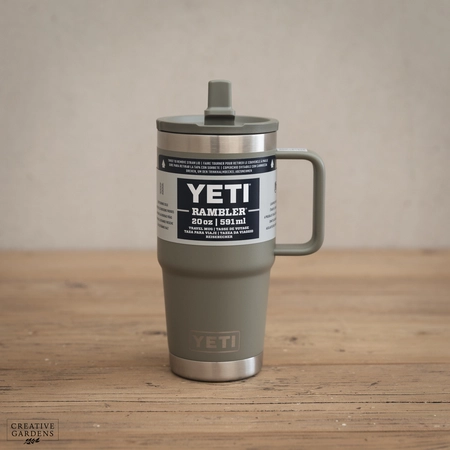 YETI Rambler 20 Oz Travel Straw Mug - Pampa Green - image 1