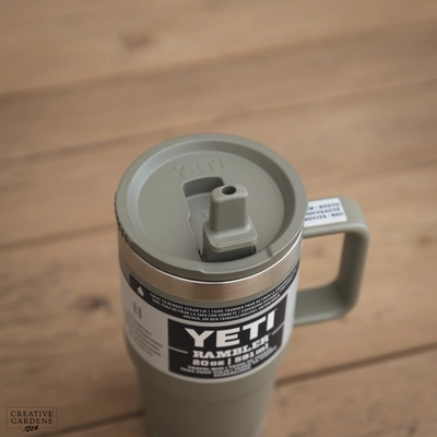YETI Rambler 20 Oz Travel Straw Mug - Pampa Green - image 2