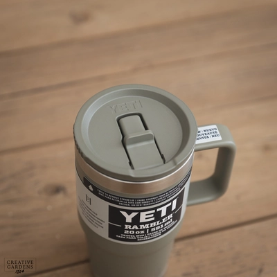 YETI Rambler 20 Oz Travel Straw Mug - Pampa Green - image 3