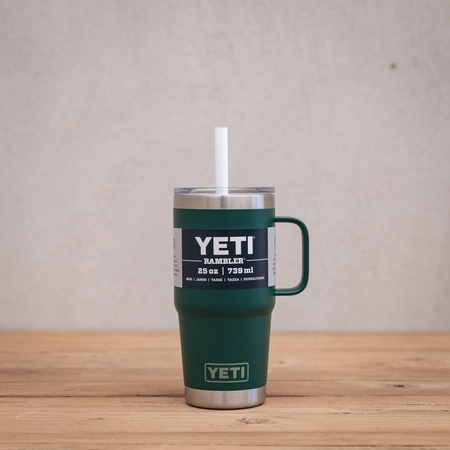 YETI Rambler 25 Oz Straw Mug - Black Forest Green - image 1