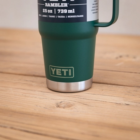 YETI Rambler 25 Oz Straw Mug - Black Forest Green - image 3