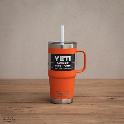 YETI Rambler 25 Oz Straw Mug - Papaya