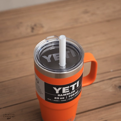 YETI Rambler 25 Oz Straw Mug - Papaya - image 3