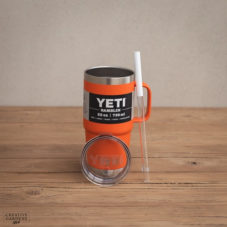 YETI Rambler 25 Oz Straw Mug - Papaya - image 4