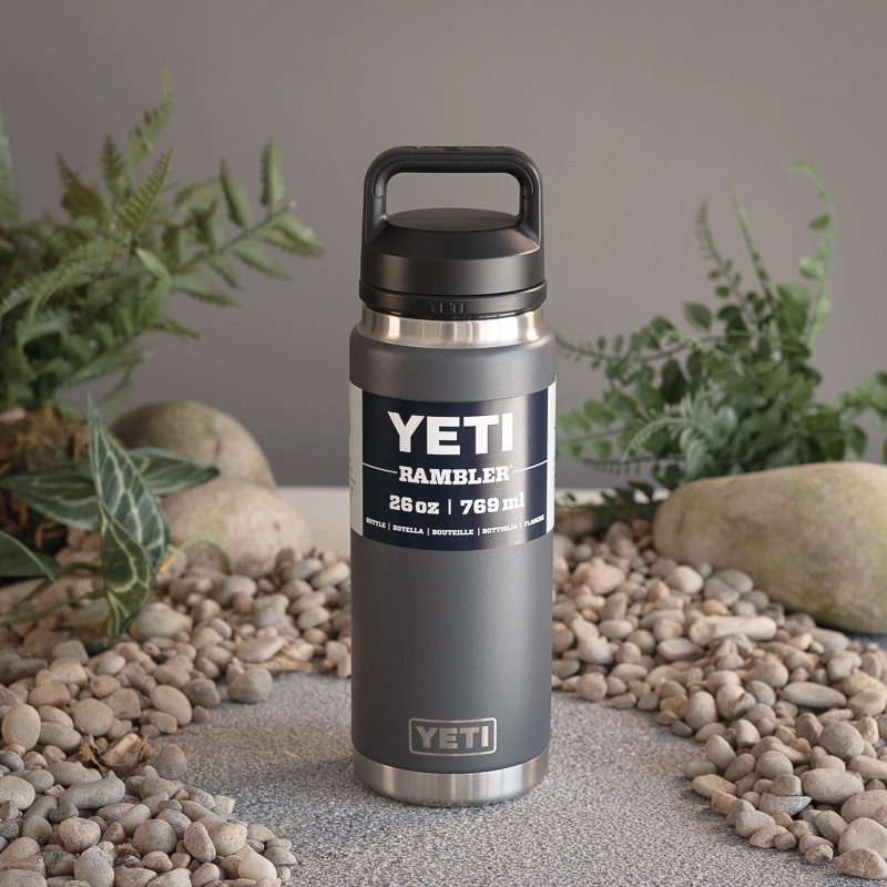 Yeti Rambler 18 oz Bottle with Chug Cap - Charcoal