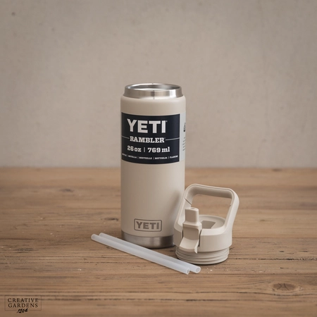 YETI Rambler 26 Oz Colour Straw Bottle - Cape Taupe - image 4