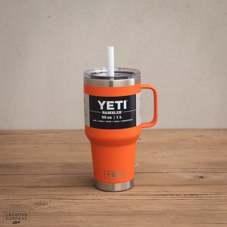 YETI Rambler 35 Oz Straw Mug - Papaya - image 1