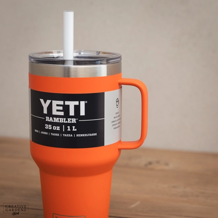 YETI Rambler 35 Oz Straw Mug - Papaya - image 2