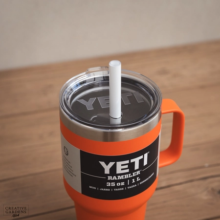 YETI Rambler 35 Oz Straw Mug - Papaya - image 3