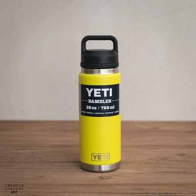 Yeti Rambler Bottle Chug 26oz - Firefly Yellow
