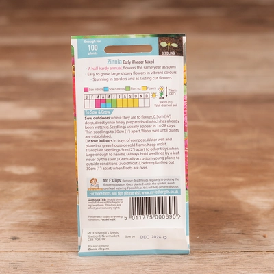 Zinnia Early Wonder Mix - image 2