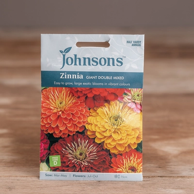 Zinnia Giant Double Mix - image 1