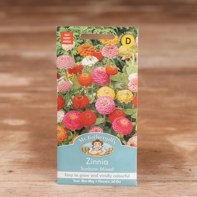 Zinnia Sunbow Mix - image 1